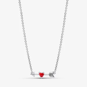 Pijl & Muranoglas Hart Halsketting