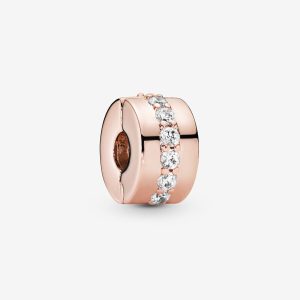 Sparkling Row Spacer Charm