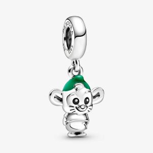 Cinderella Gus Mouse Dangle Charm