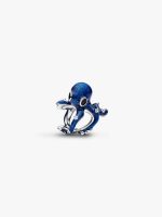 Blue Octopus Charm