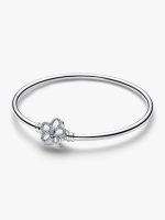 Pavé Flower Bangle