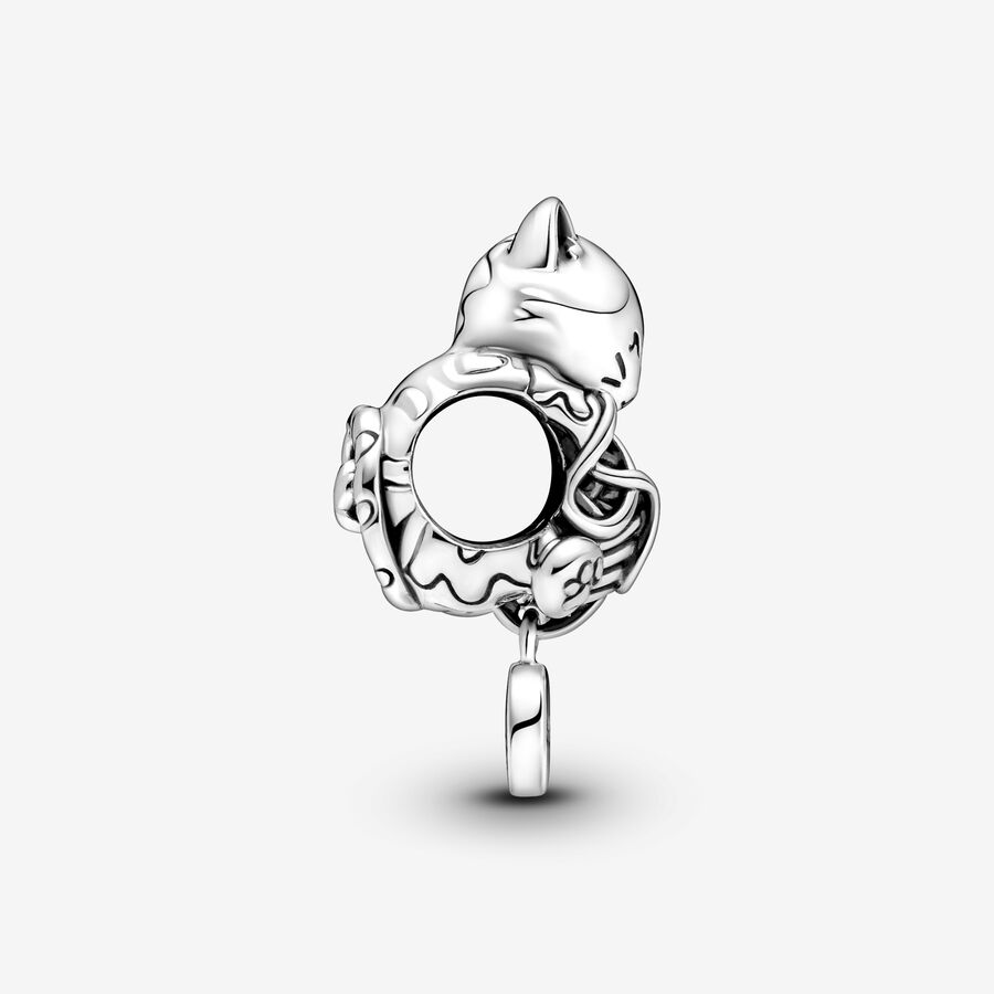 Kitten & Yarn Ball Charm - Image 3