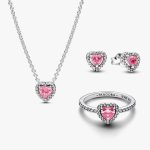 Pink Hearts Jewelry Set
