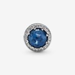 Sparkling Dark Blue Charm