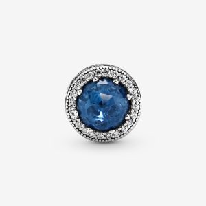 Sparkling Dark Blue Charm