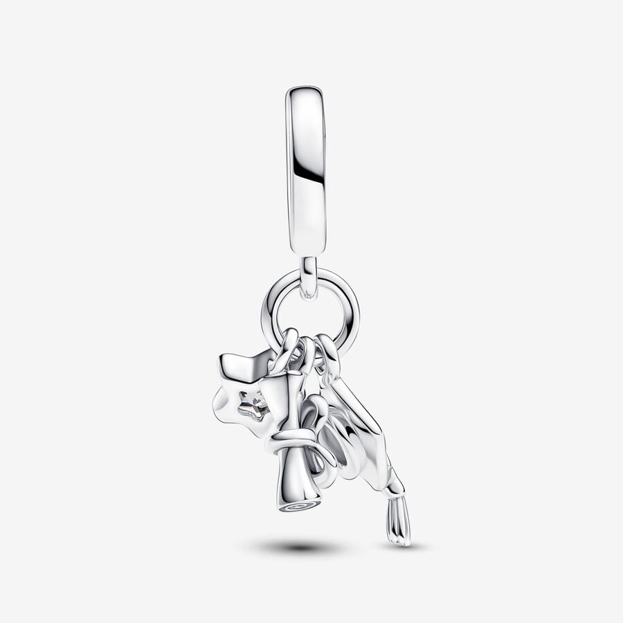 2024 Graduation Triple Dangle Charm - Image 2