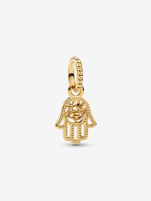 Protective Hamsa Hand Dangle Charm