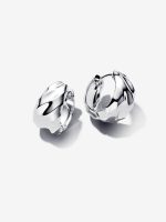 Rippled Small Hoop Earrings