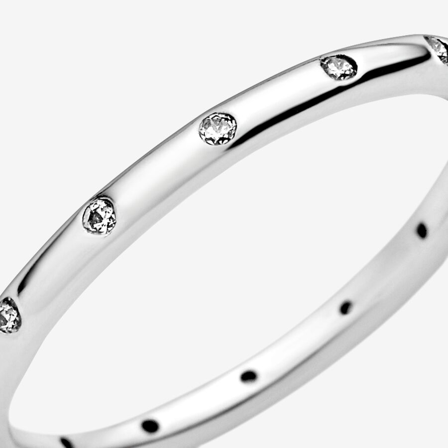 Simple Sparkling Band Ring - Image 4