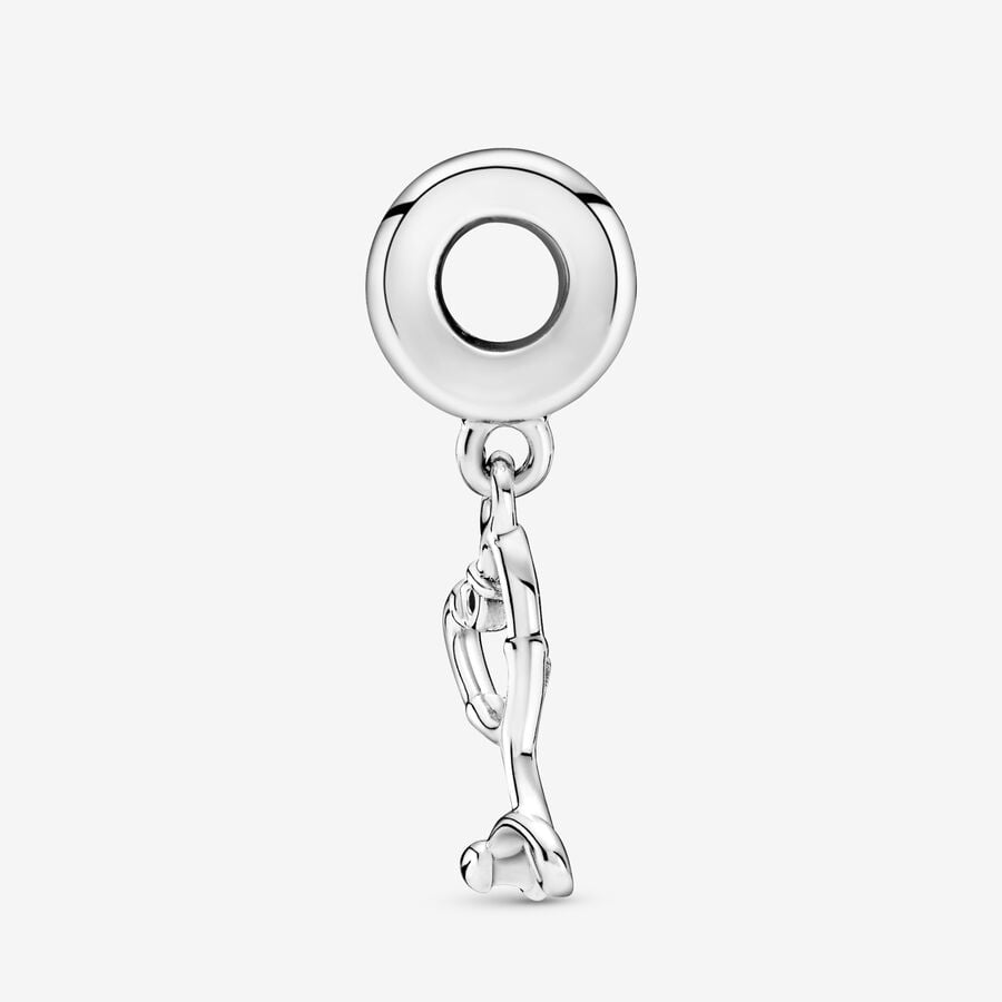 Stethoscope Heart Dangle Charm - Image 3