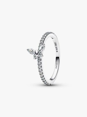 Sparkling Butterfly Ring