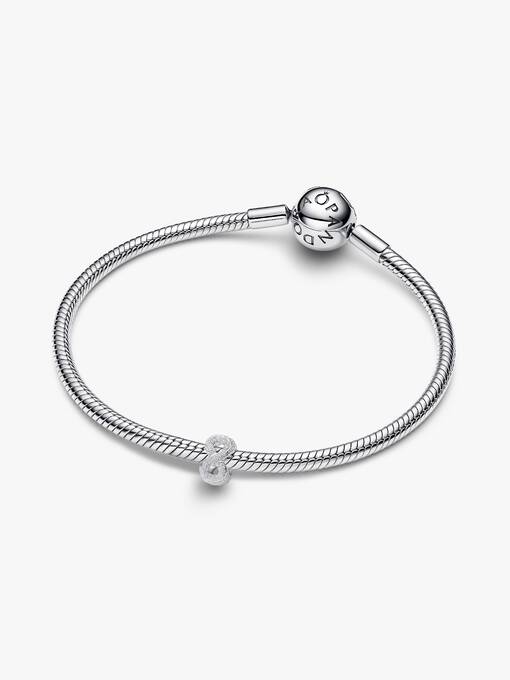 Textured Infinity Symbol Mini Charm - Image 2
