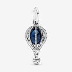 Hot Air Balloon Blue Crystal