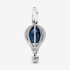 Hot Air Balloon Blue Crystal