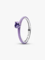 Purple Chakra Heart Ring
