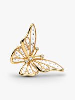 Oversized Butterfly Openwork Charm