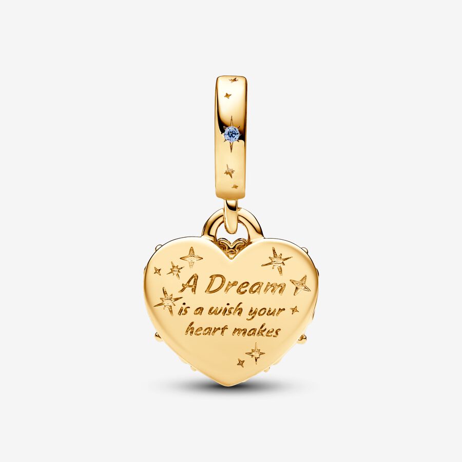 Pumpkin Carriage and Heart Double Pendant - Image 2