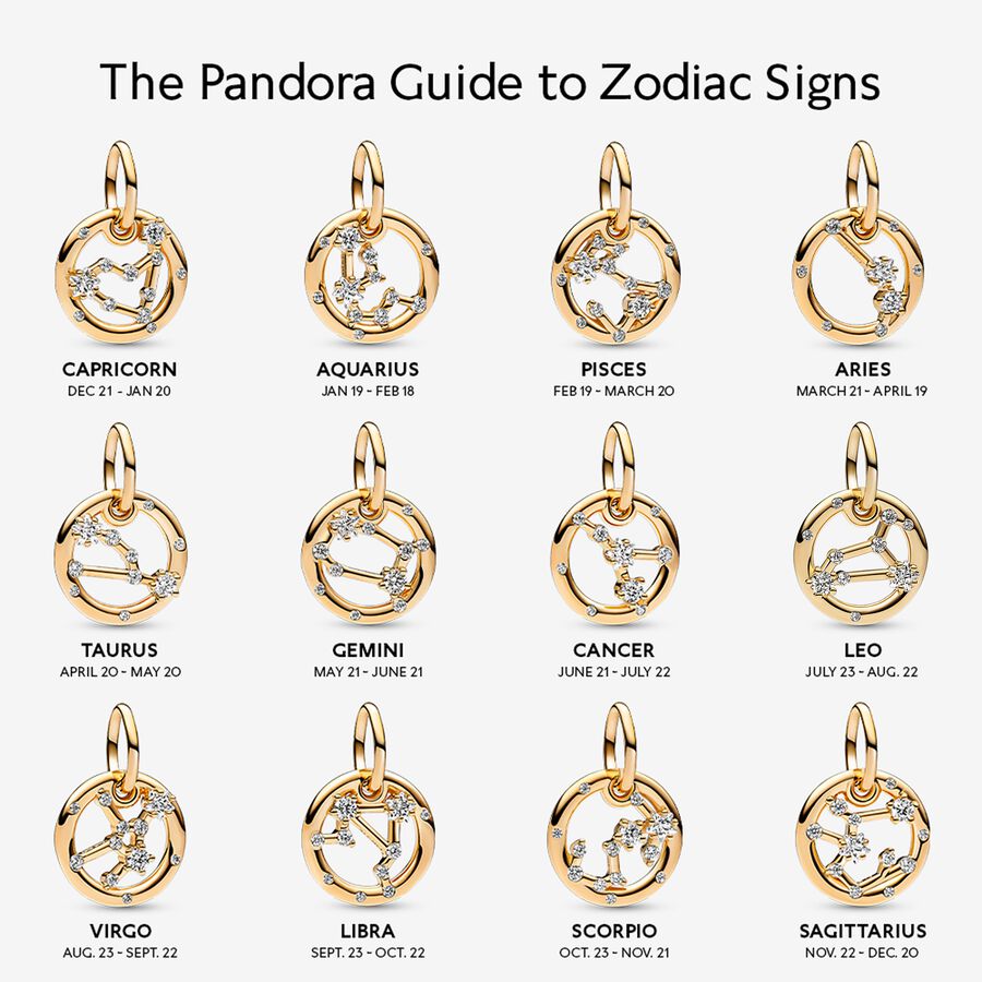 Capricorn Zodiac Dangle Charm - Image 3