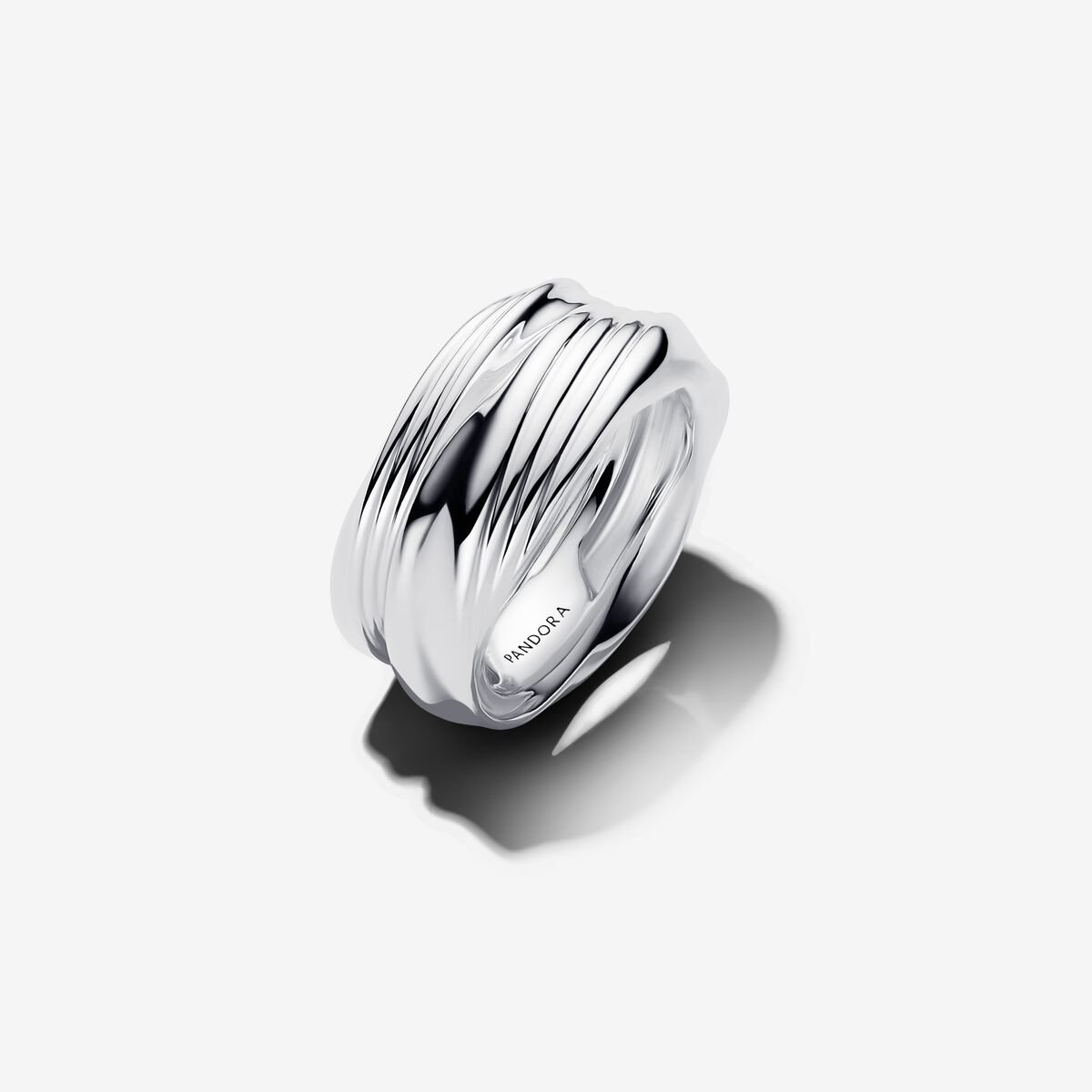Two-Tone Twists & Turns Ring Set - Image 2
