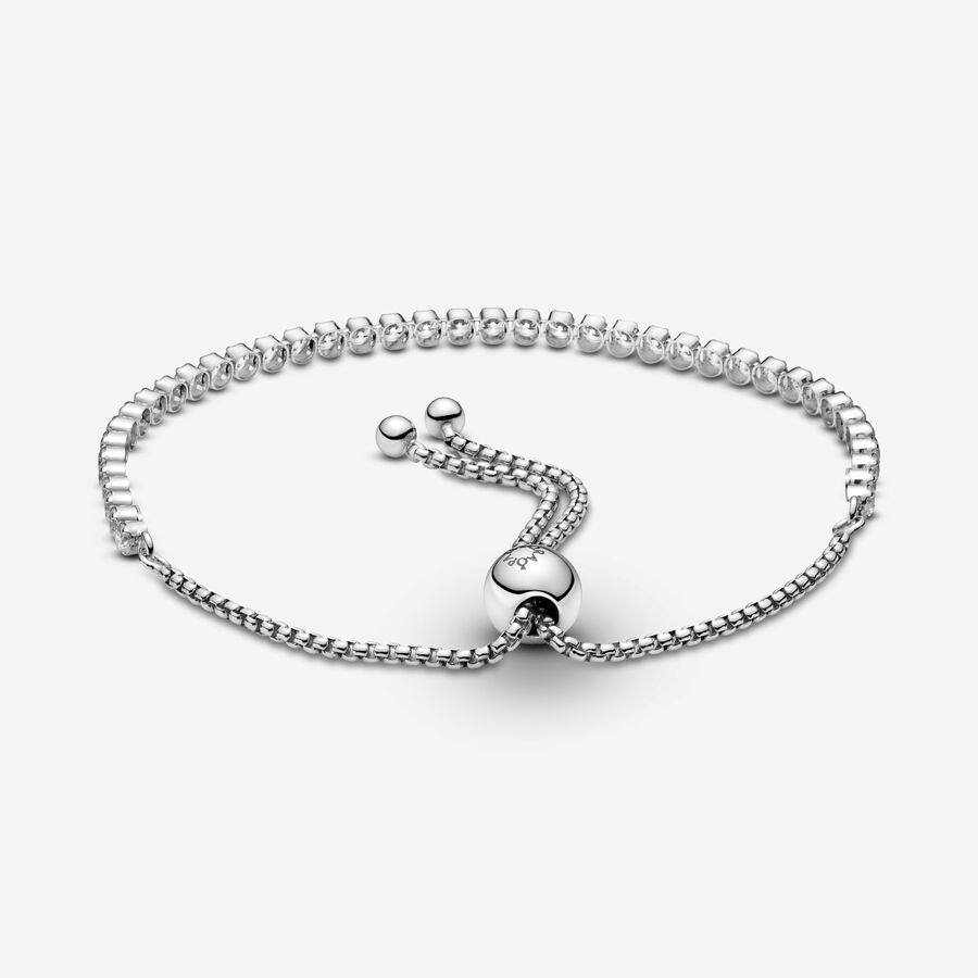 Sparkling Slider Tennis Bracelet - Image 2