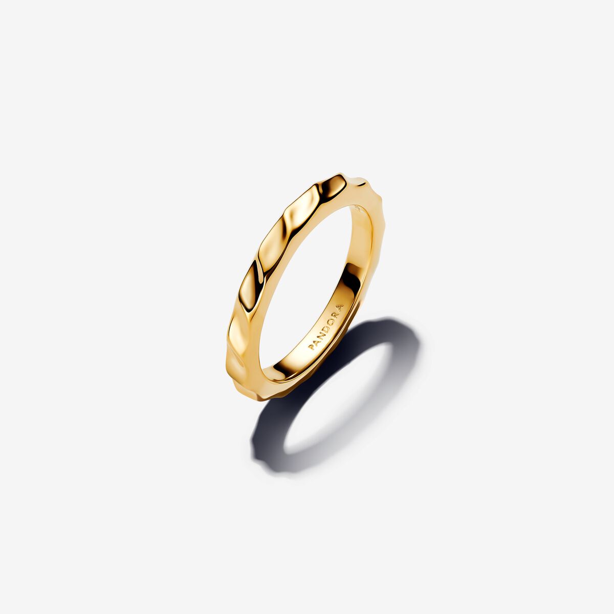 Two-Tone Ripple Effect Ring Set - Image 3
