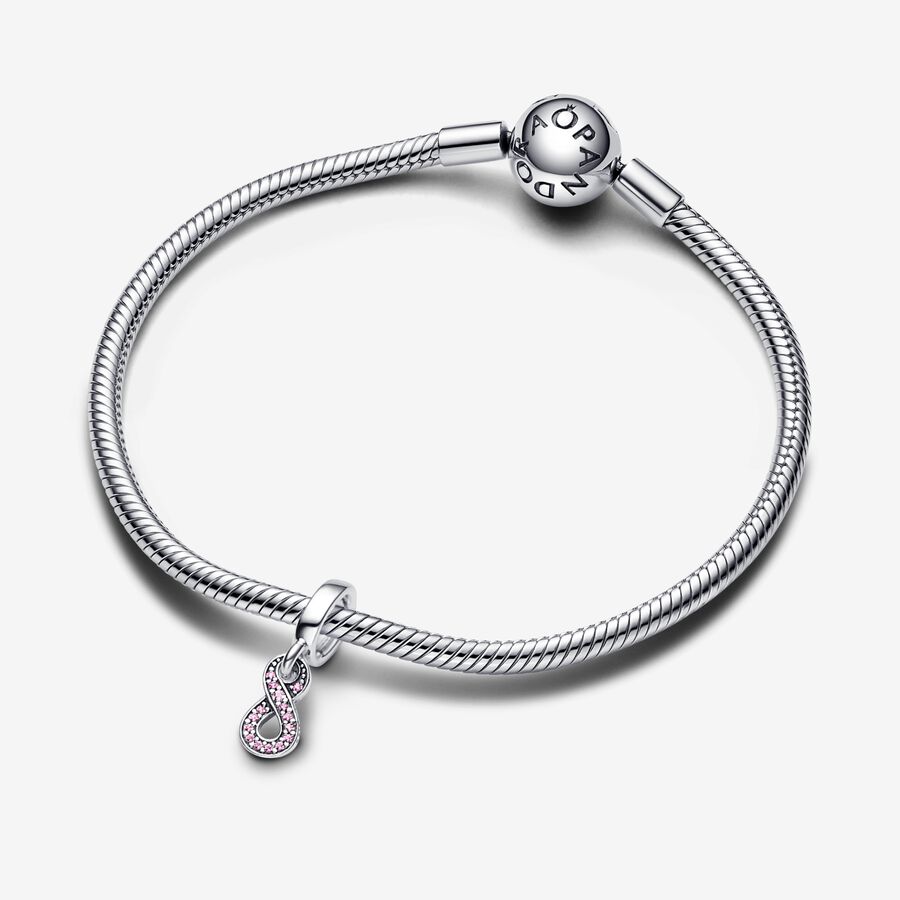Sparkling Infinity Dangle Charm - Image 2
