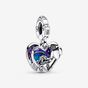 Wall-E & Eve Glow-in-the-dark Dangle Charm