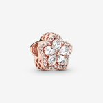 Sparkling Snowflake Pavé Charm