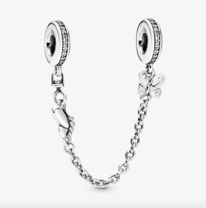 Butterfly Safety Chain Charm