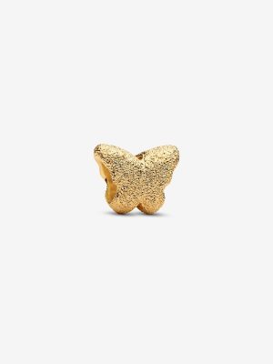 Textured Butterfly Mini Charm