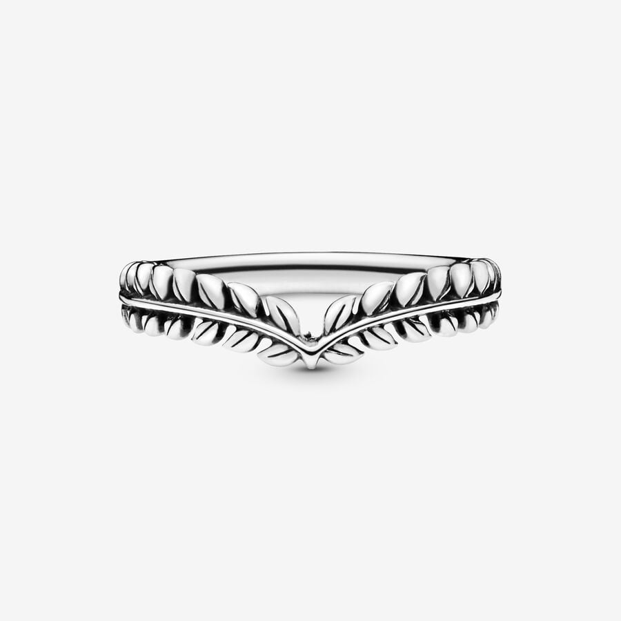 Wheat Grains Wishbone Ring - Image 2