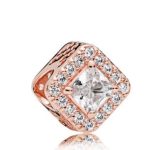 Geometric Radiance Charm- Rose
