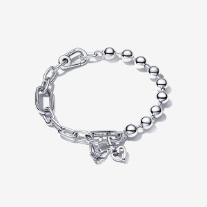 Heart & Butterfly Bracelet Set