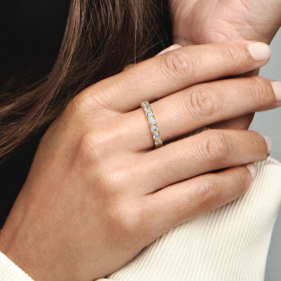 Sparkling Row Eternity Ring - Image 3