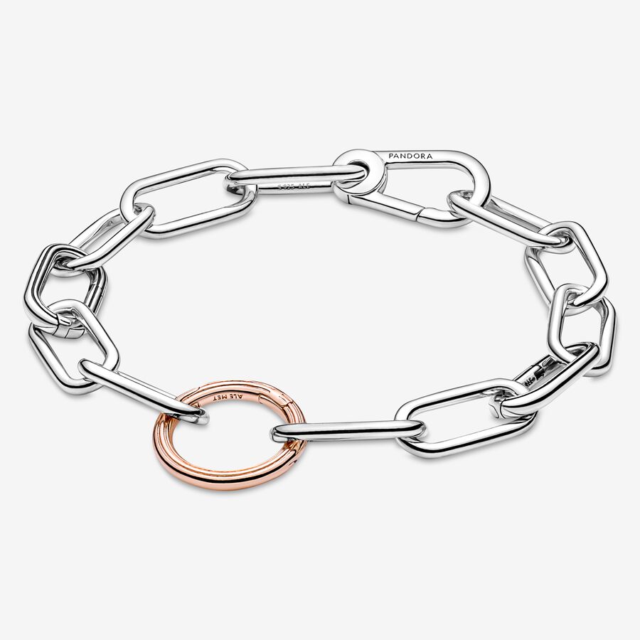 Round Openable Link Rose gold plated - Image 3