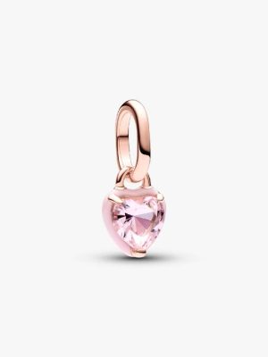 Pink Chakra Heart Mini Dangle Charm