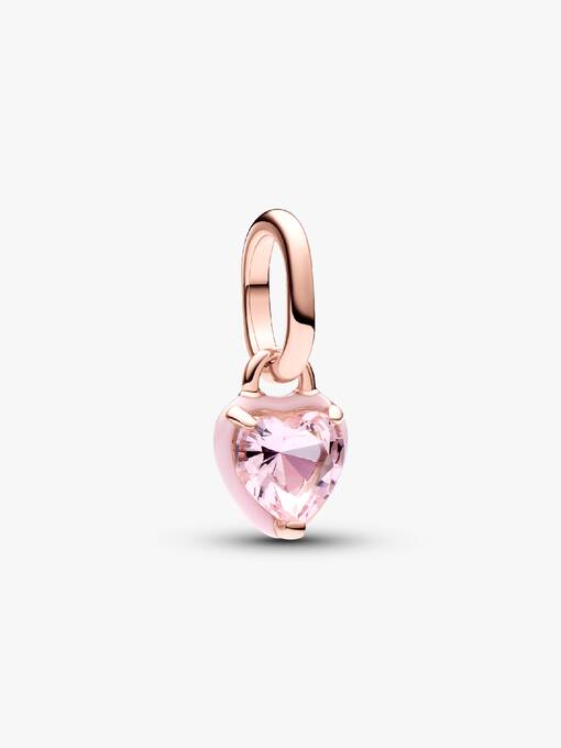 Pink Chakra Heart Mini Dangle Charm
