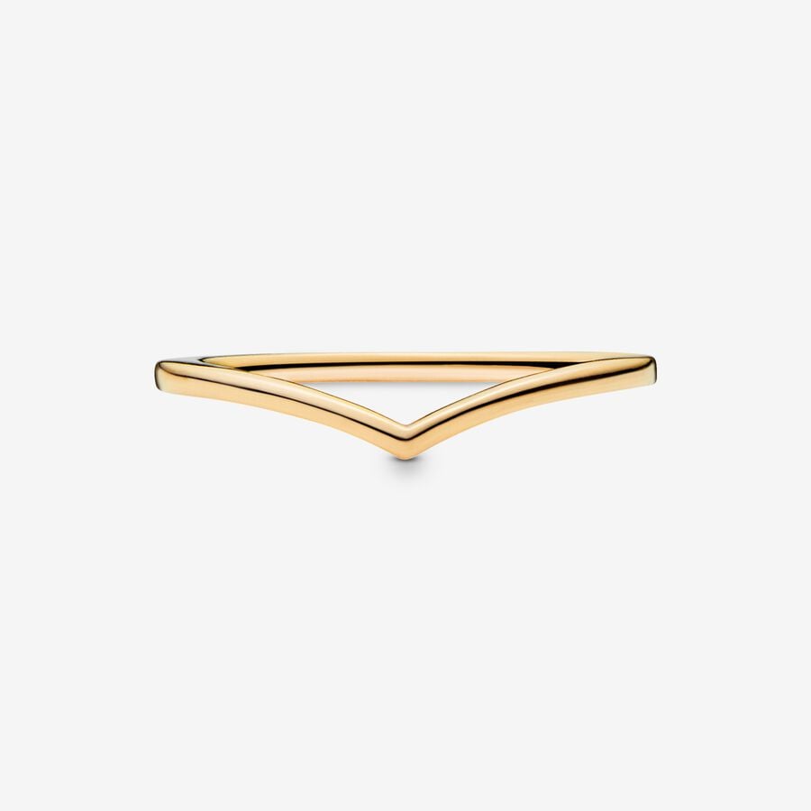 Polished Wishbone Ring - Image 3