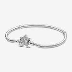 Asymmetric Star Clasp Snake Chain Bracelet