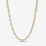 Linked Hearts Collier Necklace Gold plated