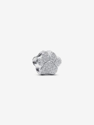 Textured Paw Mini Charm