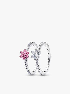 Friendship in Bloom Ring Set