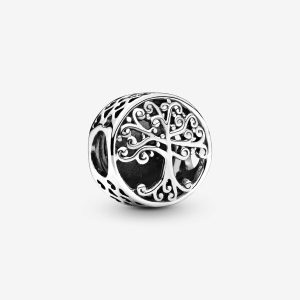 Openwork Family Roots Charm Sterling silver