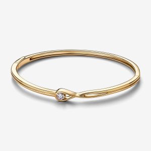 Lab-grown Diamond Bangle 0.25 carat tw 14k Gold
