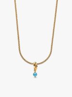 14k Gold Plated December Birthstone Necklace Set