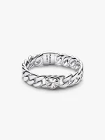 Heart Cuban Chain Ring