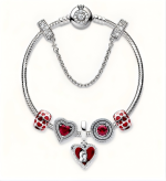 "Blazing Whispers" Charm Bracelet Set