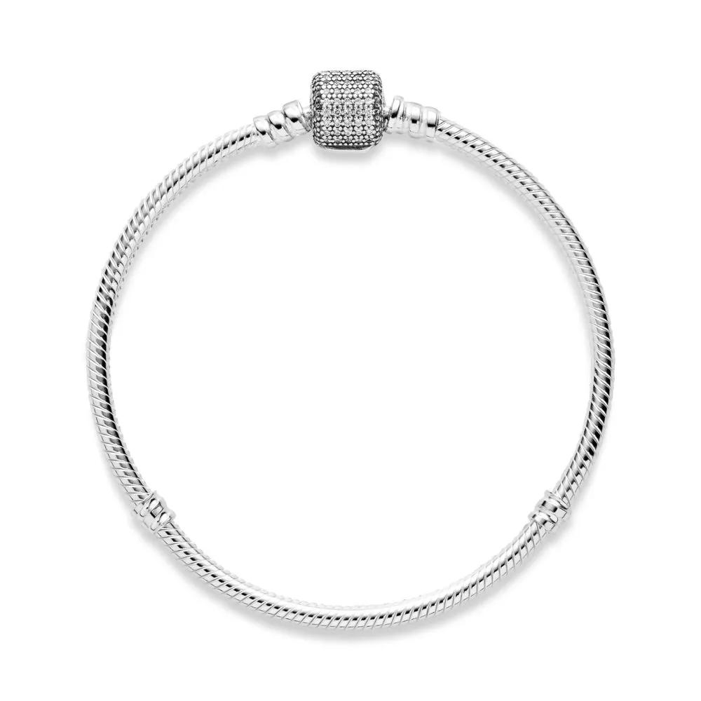 Signature Pavé Clasp Bracelet Clear CZ - Image 3