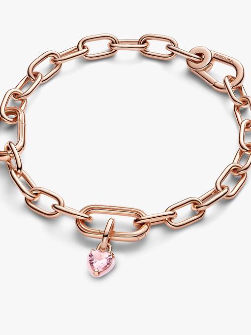 Pink Chakra Heart Mini Dangle Charm - Image 3