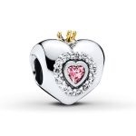 Princess Heart CZ Charm